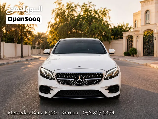 Mercedes bens E300 Korean model 2018
