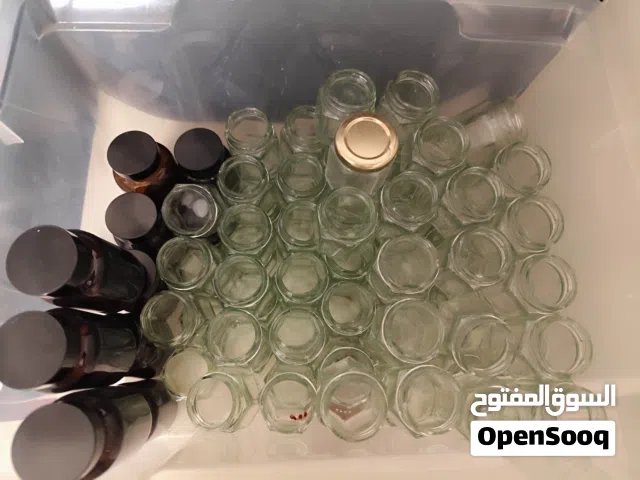 Empty Clean Glass Containers