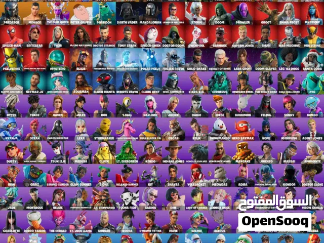 OG FORTNITE ACCOUNT WITH 185 SKINS WITH Renegade Raider skins, Neo Versa and RARE skins