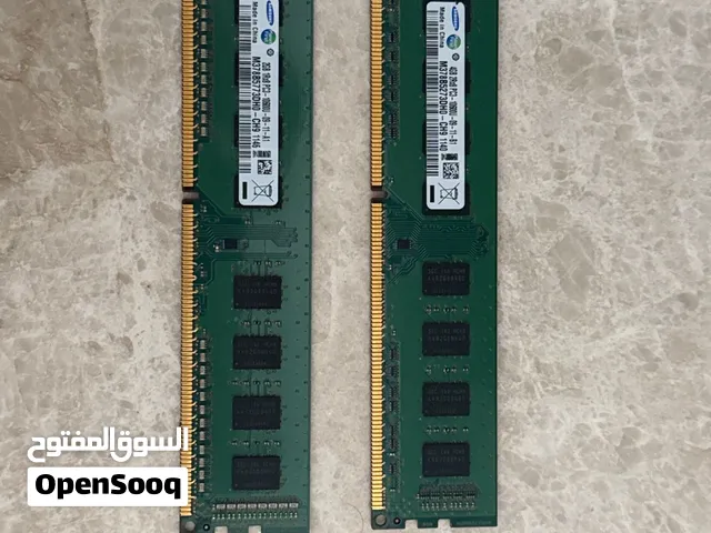 DDR3 RAM 4GB & 2 GB - used in good condition