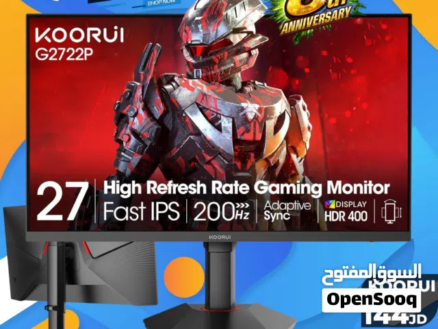 شاشة كوري Monitor Koorui 27 inch 200Hz بافضل الاسعار