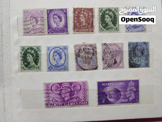 طوابع بريد قديمه نادره ملكيه ولن تتكرر لجميع بلاد العالم ويوجد الكثير