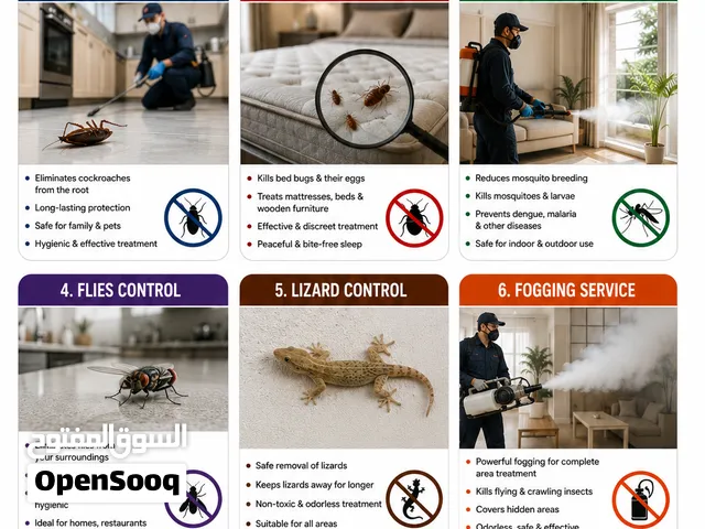 pest control/cleaning/paint/wood flloring/plumbing/Electrical