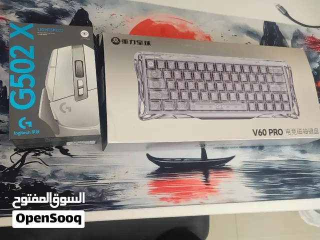 60 دينار ماوس مع كيبورد بحاله ممتازه خالي من المشاكل