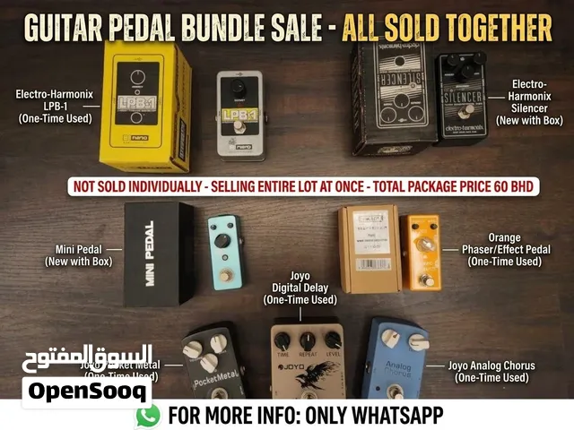 premium electric guitar effects pedals (Negotiable price)
