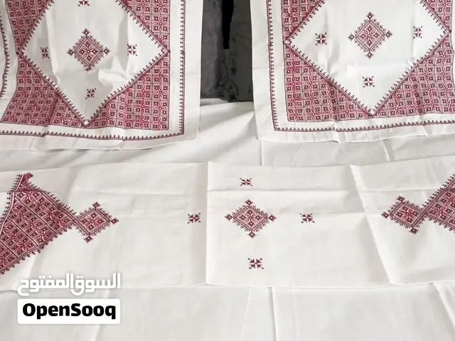 مفرش طاولة طعام كبير مع مفرش صينية مع مفرش سرير