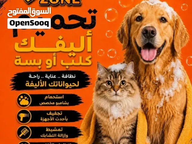 دلّل أليفك وخليه يطلع بأحلى إطلالة!  في The Pet Zone بنقدّم خدمة تحميم أليفك بعناية واهتمام، سواء