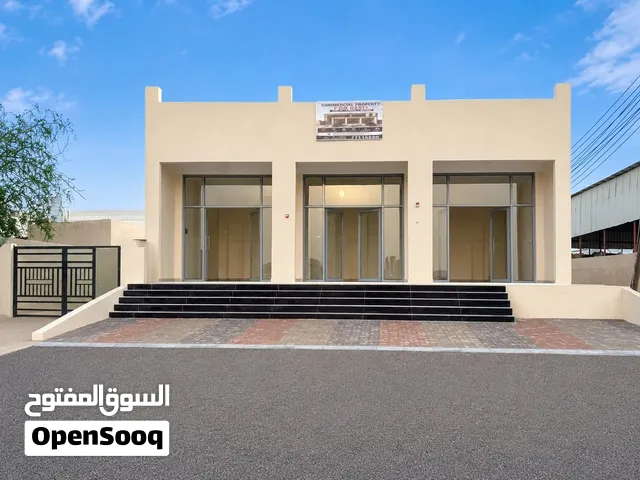 For Rent – Prime Industrial Facility in Barkaللإيجار أرض صناعيه بها محلات في الامام ومظلات في الخلف