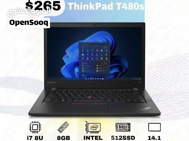 لابتوب بسعر اقتصادي و معالج i7 من الجيل الثامن وب 142 الف بس Lenovo ThinkPad T480s