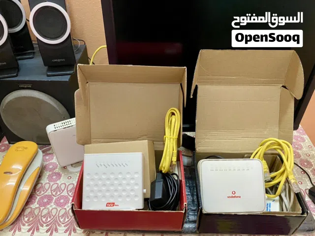 راوتر ADSl كامل بحالة الجديد ممتاز متحافظ علية كالجديد