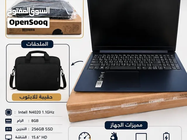 للبيع جهاز لابتوب لونوفو غير مستخدم