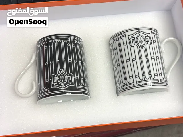 Hermès H Déco Porcelain Mugs – Set of 2  اصلي