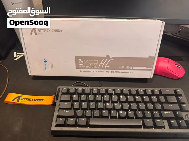 ATTACK SHARK X68 HE Magnetic Switch Gaming Keyboard – Black Price: 22 BHD (Slightly Negotiable)
