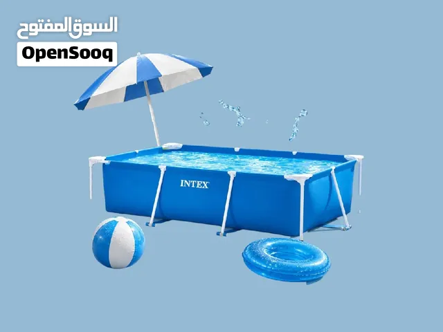مسبح رکائز مستطیيل 220 CM