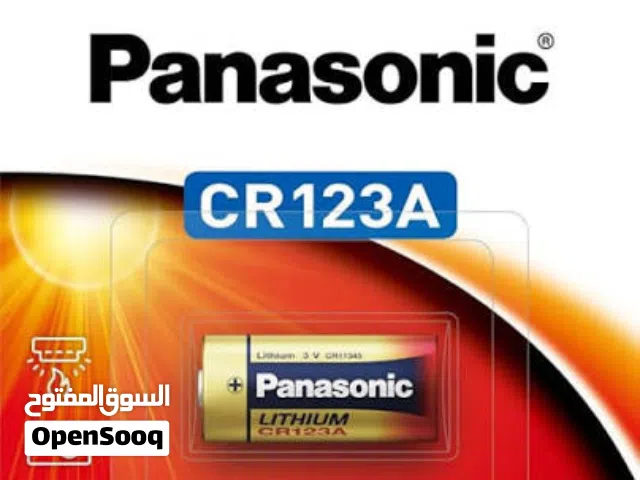 بطاريات ليثيوم CR123 3V بناسونك Panasonic Photo Lithium CR-123  3v battery
