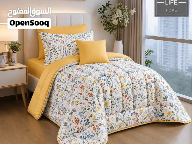 لحاف نفر واحد ديجيتال مكون من 5 قطع قطني تركي اصلي الفحص بوجود المندوب للتأكد توصيل متوفر