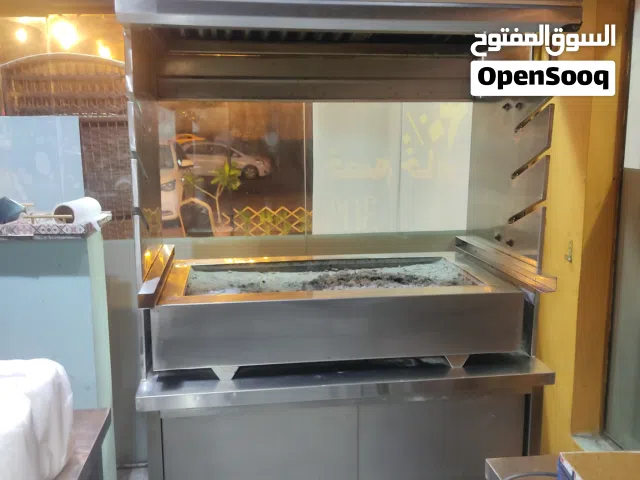 مكينة شورما على الفحم إستخدام بسيط