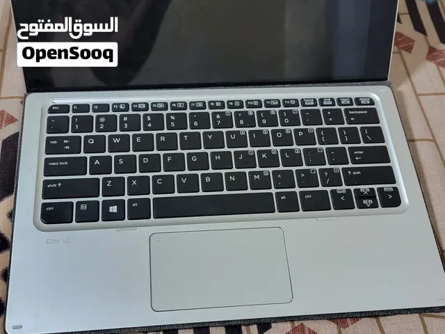 لابتوب وتابلت 2 في 1 (HP Elite x2 1012 G1) كيبورد مضيء، معالج Core m7، رام 8، وسرعة SSD فائقة