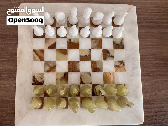 Beautiful pure marble handmade chess set
