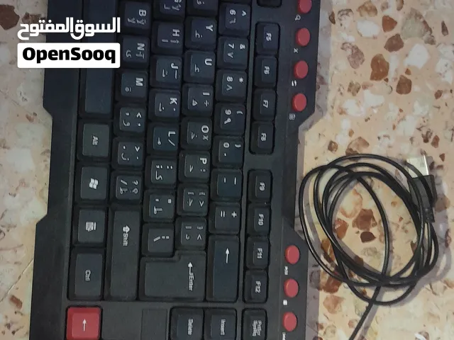 كيبورد قيمنق وماوس للبيع باحالة جديدة