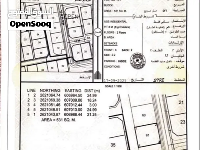 ارض سكنية مميزة بجانب حديقة النسيم