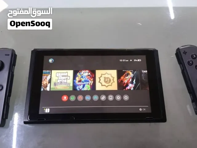 Nintendo switch v1 مهكر سوفت وير يعني غير مفكوك  مع كرت 256 و ارخص من كل محلات