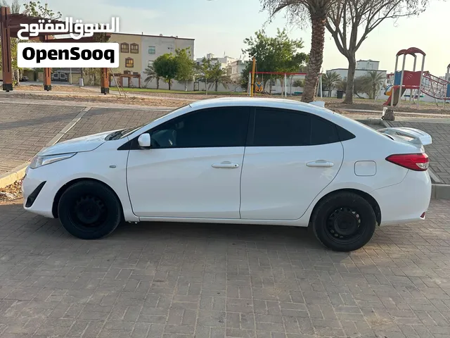 2019 Toyota Yaris Sedan for Urgent Sale – White, Excellent Condition, Gasoline Engine