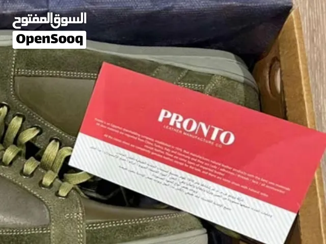 فررصة Vipحذاء 41 برندPronto الاوريجينال لم يستخدم بسعر لا يتكر2،400 اقل من التوكيل2،900