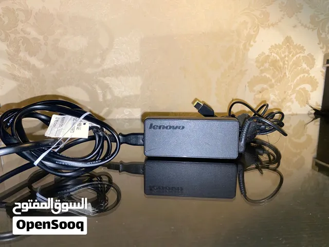 شاحن لابتوب لينوفو أصلي وكالة 65W (Lenovo Slim Tip) - بحالة الجديد