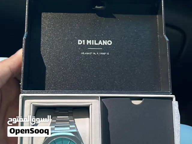 للبيع ساعة D1 milano جديده لم تستخدم اصليه 100% مقاس 38