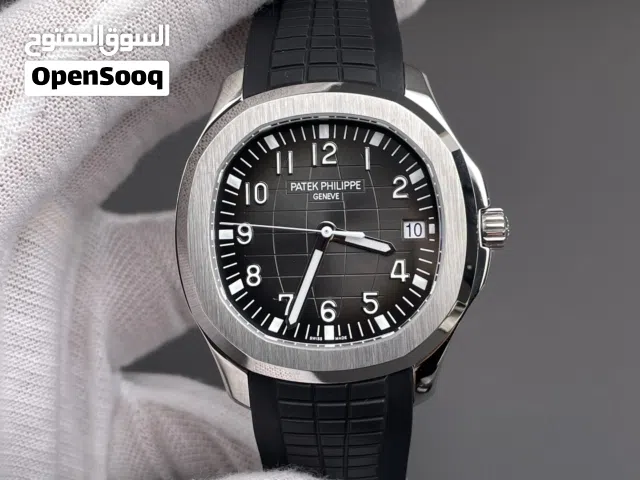 Patek Philippe Aquanaut Date Black Strap Stainless Steel Ref. 5167A-001