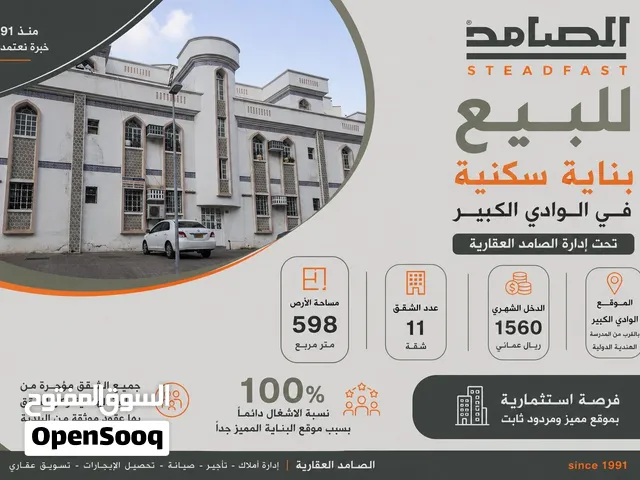 للبيع بناية الوادي الكبير قريب المدرسة الهندية