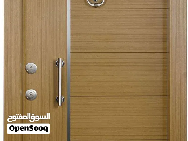 ابواب خشب wooden doors ابواب سويد  ميرندي  زان  مقنوا  ابواب كبس ملبس وmdf  الحجم هنشي  الحلوق هنشين