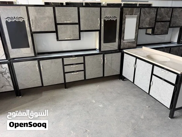 مترين ونص مع ملحق وسنك مترونص مرمر ((كاونترات المنيوم صيني))