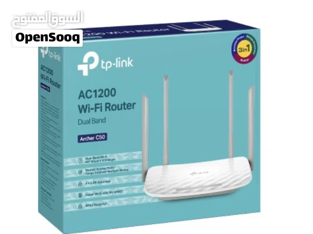 Tp link AC1200 Wireless Dual Band WiFi Router Archer C50 3 in 1