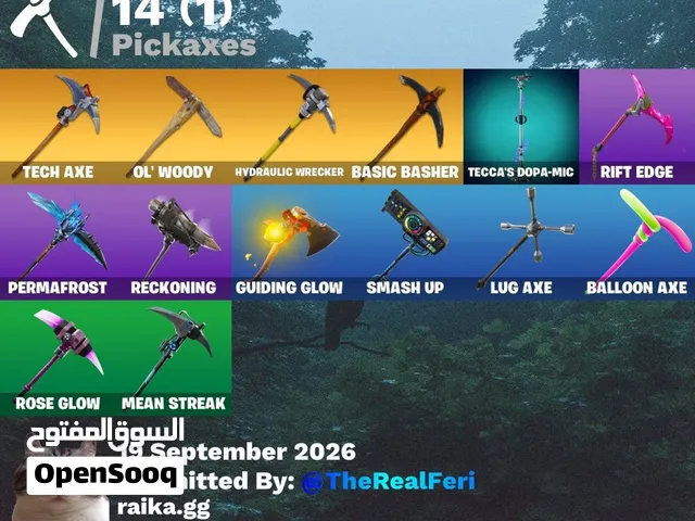 حساب نادر و رخیص فورت نایت مع کل معلومات