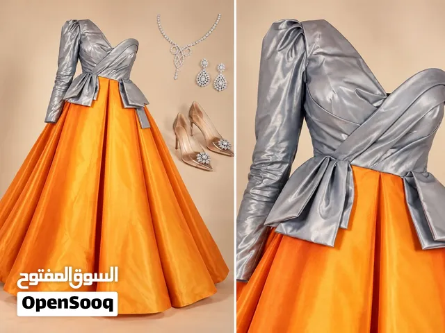فستان سهرة فخم و مميز بتصميم خاص