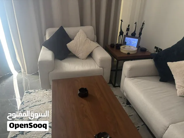 Home Centre L-Shaped Sofa + Matching Armchair