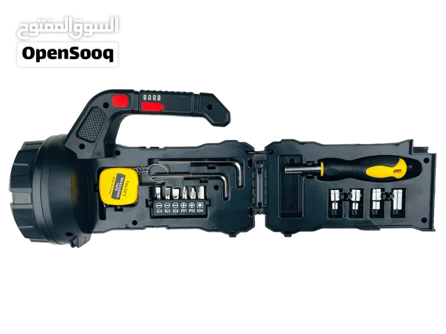 مصباح يدوي شحن + عدة داخلية 2×1 DS-7729G كشاف قوي + عدة إصلاح بيدك بكل وقت، التوصيل مجاني.