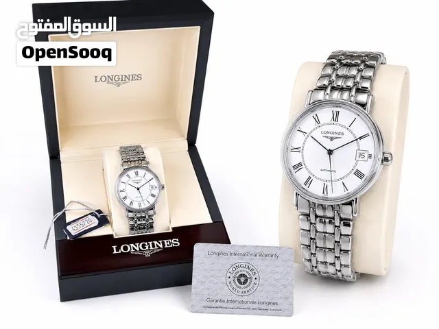 ساعة Longines Présence أوتوماتيكية جديدة تماماً (L4.721.4.11.6) - لم تُرتدَ ومغطاة بأغلفة الحماية