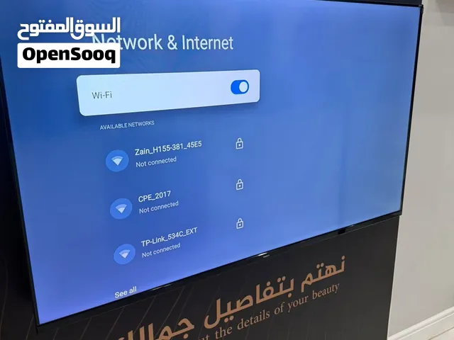 شاشة جوجل سمارت 55 بوصة شبه جديدة