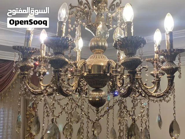 نجفة 8 ادرعة نحاس وارد سعودي