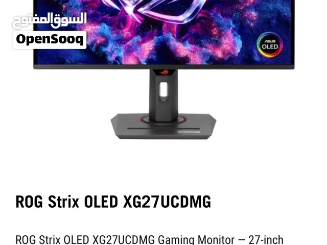 Asus  strix qd-oled  4k 27* 240 hz جديده تحت الضمان