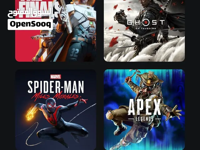 PS+ Accounts and Characters for Sale in Amman