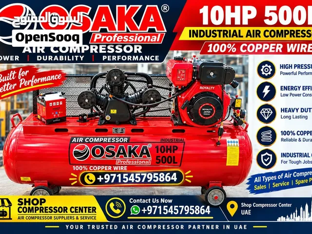 Diesel Engine Air Compressor 500Liter 11Hp