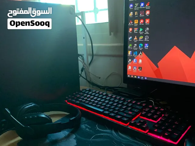 كمبيوتر Gaming من شركة HP كارت GTX 1650 4 gو بمعالج i5 6500 مع شاشه و كيبورد و ماوس و سماعه