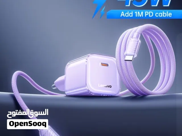 شاحن lenovo اصلي 45واط + كيبل الاصلي