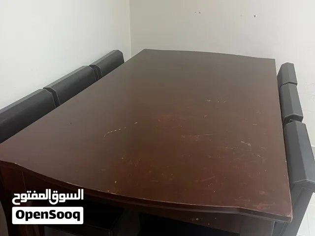 6 chairs and table
