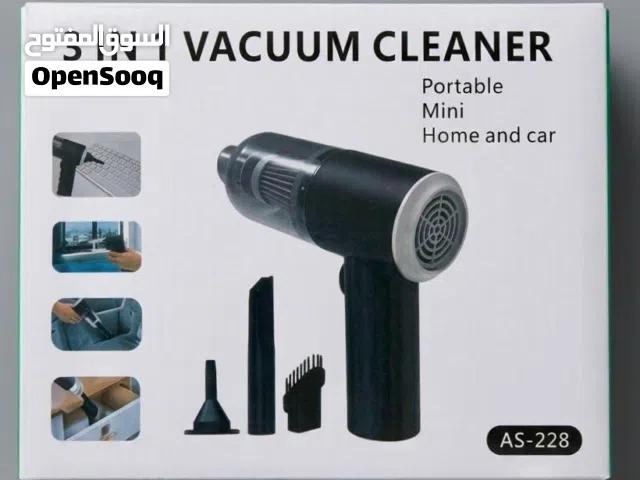 AS-228 Portable 3-in-1 Mini Vacuum Cleaner  Rechargeable Handheld Vacuum for Home & Car