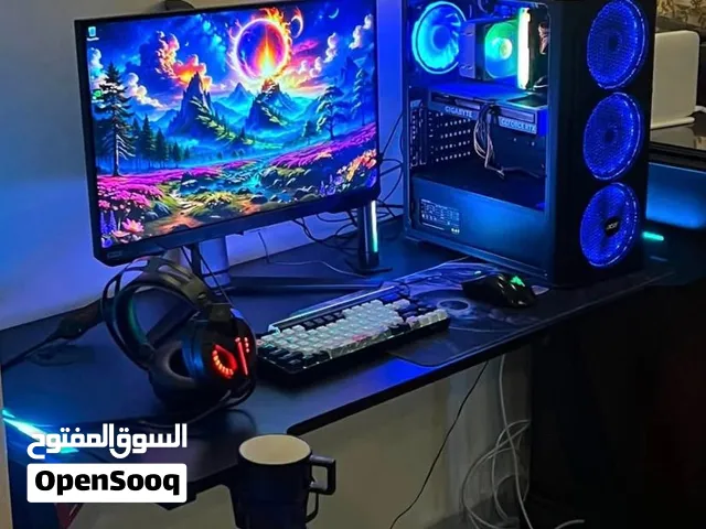 كمبيوتر PC Gaming كامل مع طاوله ومع شاشه سامسونج 240HZ